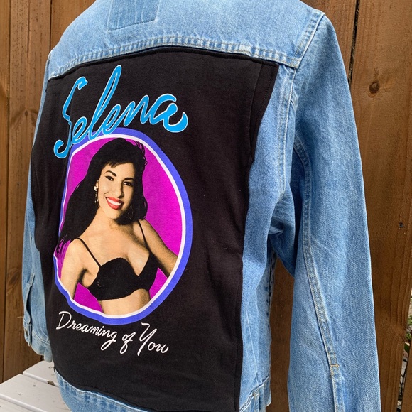 Vintage Selena custom reworked denim jacket size Small. - Picture 2 of 9